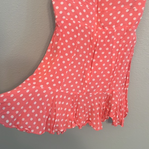 Pink polka dot summer dress - Picture 3 of 5